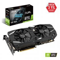 Asus Dual-RTX2060-O6G GeForce RTX 2060 6GB GDDR6 192Bit DX12 Gaming Ekran Kartı