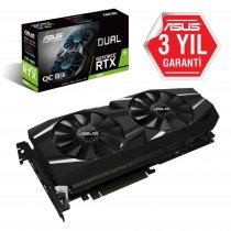 Asus Dual-RTX2080-O8G GeForce RTX 2080 OC Edition 8GB GDDR6 256Bit DX12 Gaming Ekran Kartı