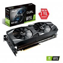 Asus Dual-RTX2070-8G GeForce RTX 2070 8GB GDDR6 256Bit DX12 Gaming Ekran Kartı