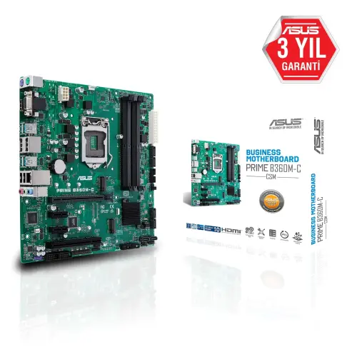 Asus Prime B360M-C/CSM Intel B360 Soket 1151 DDR4 2666MHz mATX Anakart
