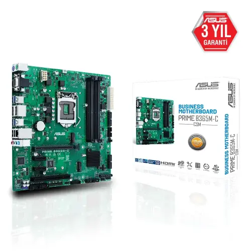 Asus Prime B365M-C/CSM Intel B365 Soket 1151 DDR4 2666MHz uATX Anakart
