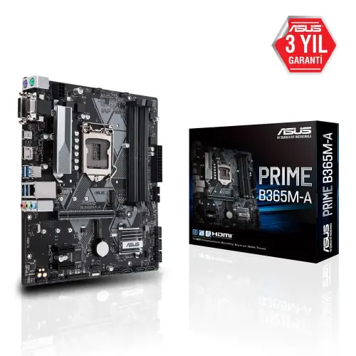 Asus Prime B365M-A Intel B365 Soket 1151 DDR4 2666MHz mATX Anakart
