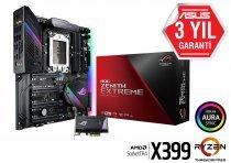 Asus Rog Zenith Extreme AMD X399 Soket TR4 DDR4 3600(OC)MHz E-ATX Gaming Anakart