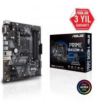 Asus Prime B450M-A AMD B450 Soket AM4 DDR4 4400(OC)MHz mATX Gaming(Oyuncu) Anakart
