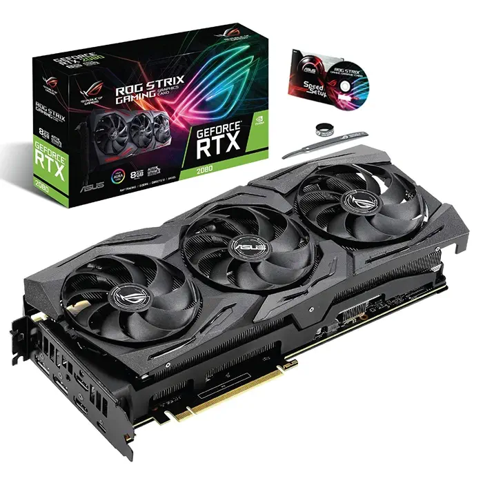 Asus Rog-Strix-RTX2080-A8G-Gaming GeForce RTX 2080 8GB GDDR6 256Bit DX12 Gaming Ekran Kartı