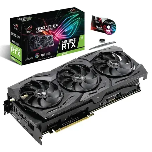 Asus Rog-Strix-RTX2080-A8G-Gaming GeForce RTX 2080 8GB GDDR6 256Bit DX12 Gaming Ekran Kartı