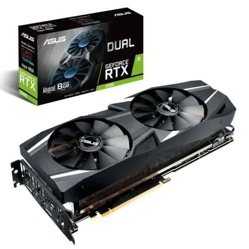 Asus Dual-RTX2080-A8G GeForce RTX 2080 8GB GDDR6 256Bit DX12 Gaming Ekran Kartı