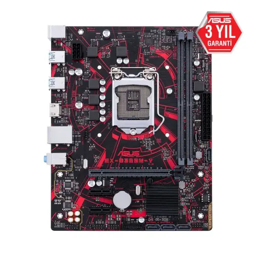 Asus EX-B365M-V Intel B365 Soket 1151 DDR4 2666MHz mATX Gaming Anakart