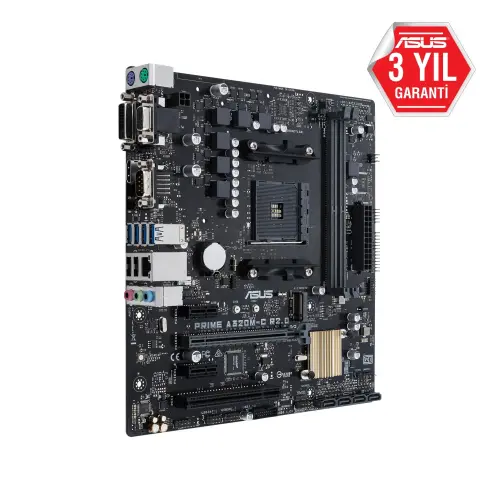 ASUS Prime A320M-C R2.0 AMD A320 Soket AM4 DDR4 3200(OC)MHz mATX Gaming Anakart