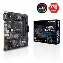 Asus Prime B450M-A/CSM AMD B450 Soket AM4 DDR4 3200(OC)MHz mATX Gaming Anakart