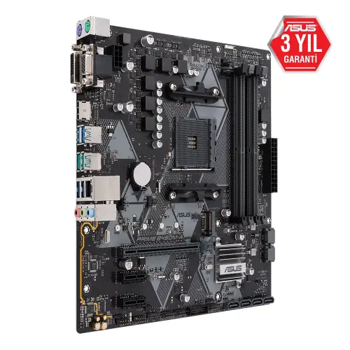 Asus Prime B450M-A/CSM AMD B450 Soket AM4 DDR4 4400MHz mATX Gaming Anakart
