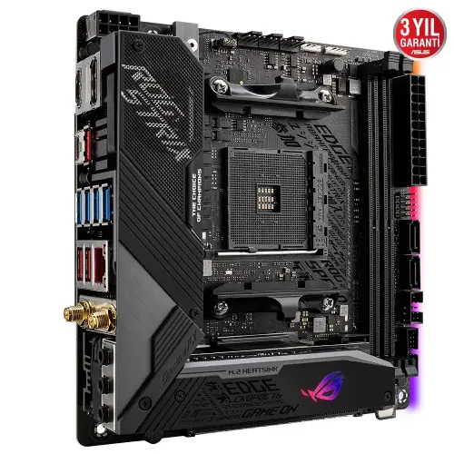 Asus ROG Strix X570-I Gaming AMD X570 Soket AM4 DDR4 4800(OC)MHz Mini-ITX Gaming Anakart