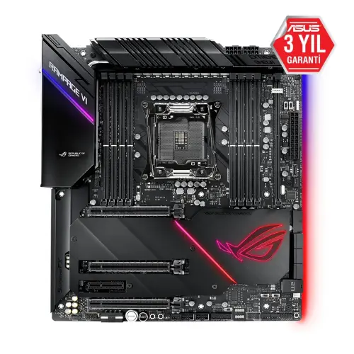 Asus ROG Rampage VI Extreme Omega Intel X299 Soket 2066 DDR4 4266(OC)MHz E-ATX Gaming Anakart