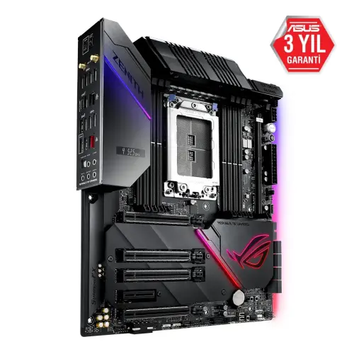 Asus ROG Zenith Extreme Alpha AMD X399 Soket TR4 DDR4 3600(OC)MHz E-ATX Gaming Anakart