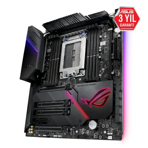 Asus ROG Zenith Extreme Alpha AMD X399 Soket TR4 DDR4 3600(OC)MHz E-ATX Gaming Anakart