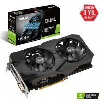 Asus Dual-GTX1660-O6G-EVO GeForce GTX 1660 6GB O.C GDDR5 192Bit DX12 Gaming Ekran Kartı