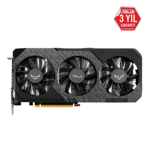 Asus TUF3-GTX1660Ti-O6G-Gaming GeForce GTX 1660 Ti 6GB GDDR6 192Bit DX12 Gaming Ekran Kartı