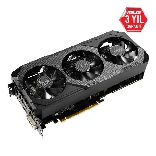 Asus TUF3-GTX1660Ti-O6G-Gaming GeForce GTX 1660 Ti 6GB GDDR6 192Bit DX12 Gaming Ekran Kartı