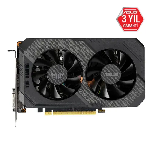 Asus TUF-GTX1660Ti-O6G-Gaming GeForce GTX 1660 Ti 6GB GDDR6 192Bit DX12 Gaming Ekran Kartı