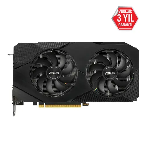 Asus Dual GeForce RTX 2060 OC DUAL-RTX2060-O6G-EVO 6GB GDDR6 192Bit DX12 Gaming Ekran Kartı