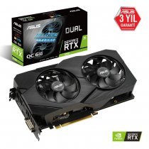 Asus Dual-RTX2060-O6G-EVO GeForce RTX 2060 6GB GDDR6 192Bit DX12 Gaming Ekran Kartı
