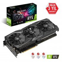 Asus ROG-Strix-RTX2070-A8G-Gaming GeForce RTX 2070 8GB GDDR6 256Bit DX12 Gaming Ekran Kartı