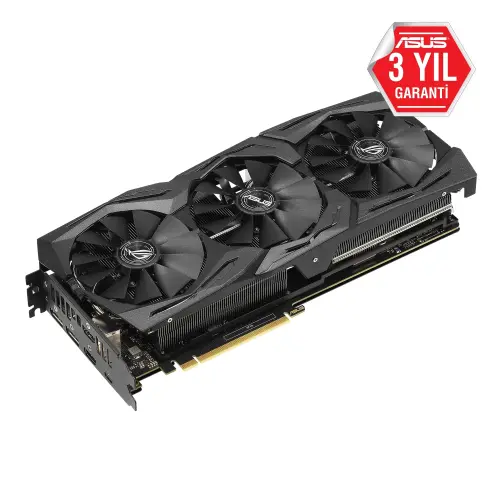 Asus ROG-Strix-RTX2070-A8G-Gaming GeForce RTX 2070 8GB GDDR6 256Bit DX12 Gaming Ekran Kartı