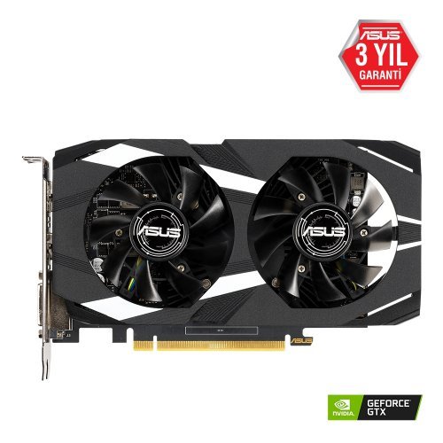 Asus DUAL-GTX1650-O4G Dual GeForce GTX 1650 OC 4GB GDDR5 128Bit DX12 Gaming Ekran Kartı