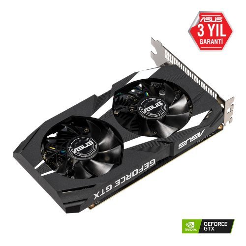 Asus DUAL-GTX1650-O4G Dual GeForce GTX 1650 OC 4GB GDDR5 128Bit DX12 Gaming Ekran Kartı