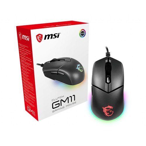 MSI Clutch GM11 5000DPI 6 Tuş Optik RGB Gaming Mouse