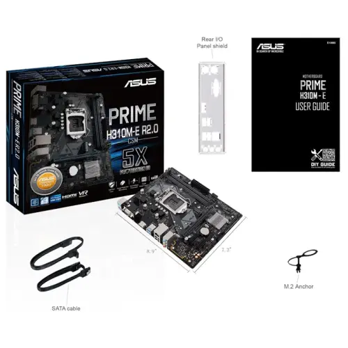 Asus Prime H310M-E R2.0/CSM Intel H310 Soket 1151 DDR4 2666MHz mATX Gaming Anakart