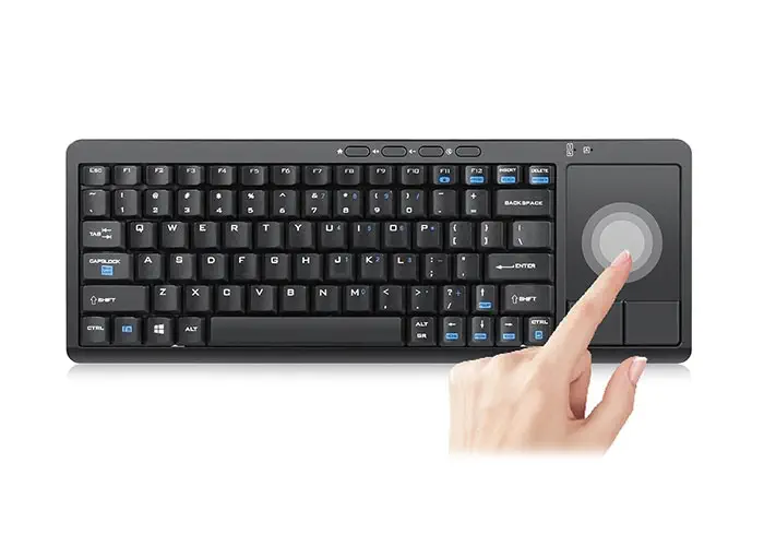 Everest EKW-603 Siyah ToucPad Mouse Q + Kablosuz Klavye