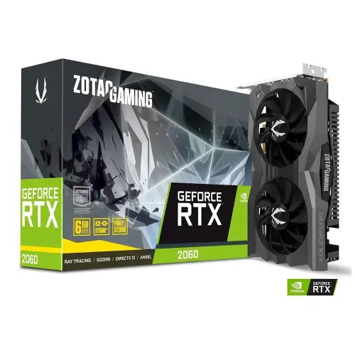 Zotac Gaming GeForce RTX 2060 6GB GDDR6 192Bit DX12 Gaming Ekran Kartı - ZT-T20600HV-10M