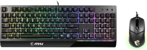 MSI Vigor GK30 Combo RGB Mekanik Hisli TR + Clutch GM11 USB Gaming Klavye Mouse Set