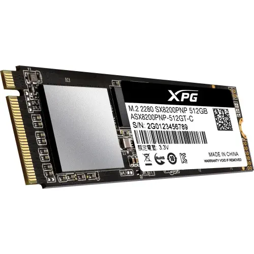 XPG SX8200 Pro 512GB 3350/2350MB/s M.2 SSD Disk - ASX8200PNP-512GT-C