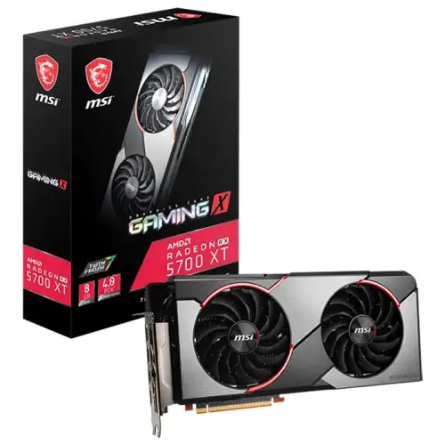 MSI Radeon RX 5700 XT Gaming X AMD Radeon RX 5700 XT 8GB GDDR6 256Bit DX12 Gaming Ekran Kartı