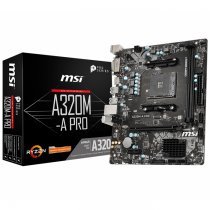 MSI A320M-A Pro AMD A320 Soket AM4 DDR4 3200(OC)MHz mATX Gaming Anakart