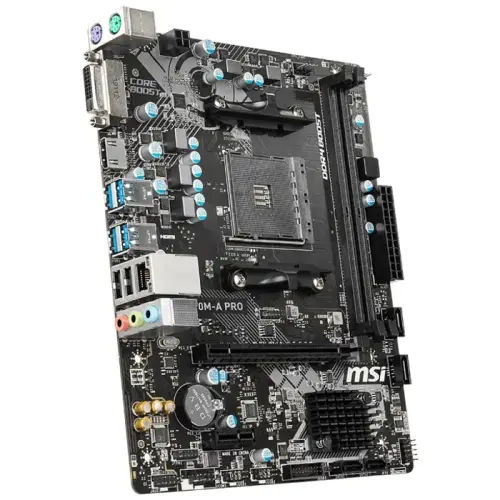 MSI A320M-A Pro AMD A320 Soket AM4 DDR4 3200(OC)MHz mATX Gaming Anakart