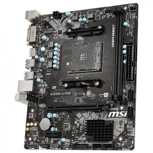 MSI A320M-A Pro AMD A320 Soket AM4 DDR4 3200(OC)MHz mATX Gaming Anakart