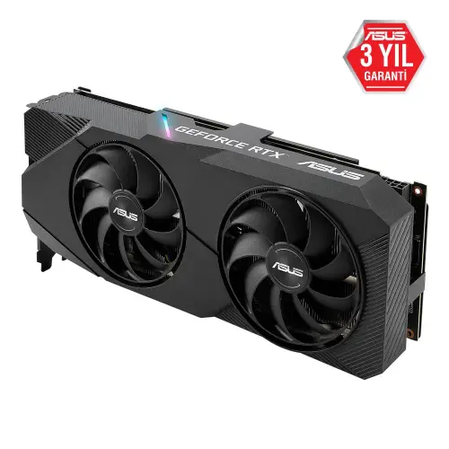 Asus Dual-RTX2060S-O8G-EVO GeForce RTX 2060 Super 8GB GDDR6 256Bit DX12 Gaming Ekran Kartı