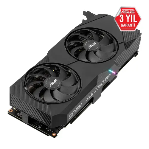 Asus Dual-RTX2060S-O8G-EVO GeForce RTX 2060 Super 8GB GDDR6 256Bit DX12 Gaming Ekran Kartı