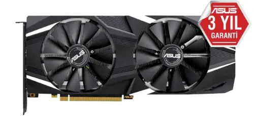 Asus Dual-RTX2080-A8G GeForce RTX 2080 8GB GDDR6 256Bit DX12 Gaming Ekran Kartı