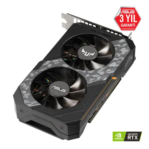 Asus TUF-RTX2060-O6G-Gaming GeForce RTX 2060 6GB GDDR6 192Bit DX12 Gaming Ekran Kartı