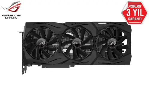 Asus Rog Strix RTX2080 A8G Gaming GeForce RTX 2080 8GB GDDR6 256Bit DX12 Gaming Ekran Kart
