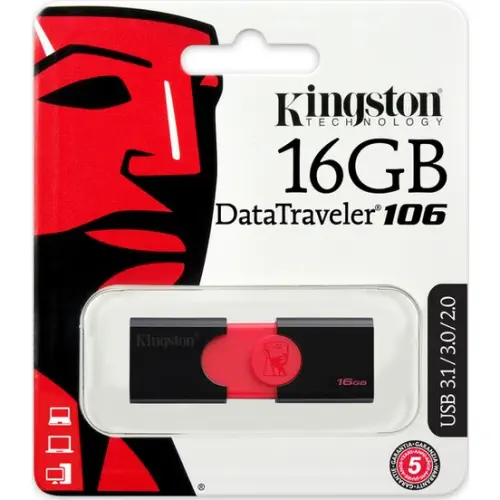Kingston DT106/16GB 16GB USB 3.0 Flash Bellek 