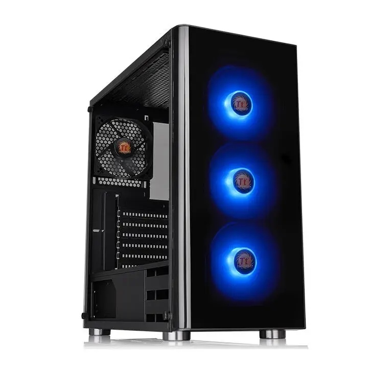 Thermaltake V200TG CA-1K8-00M1WN-01 USB 3.0 Midi Tower RGB Temperli Gaming (Oyuncu) Kasa 