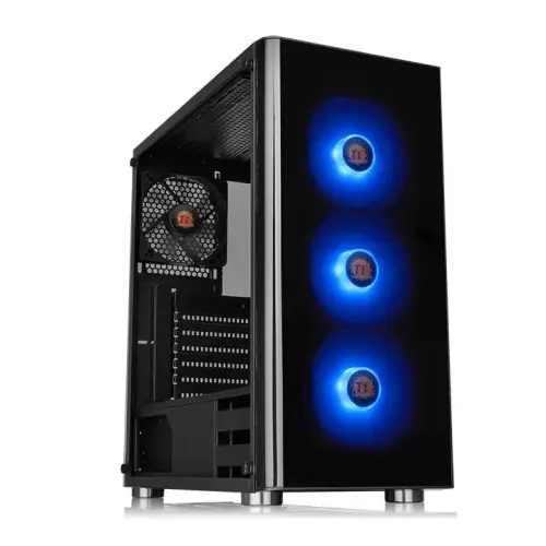 Thermaltake V200TG CA-1K8-00M1WN-01 USB 3.0 Midi Tower RGB Temperli Gaming (Oyuncu) Kasa 