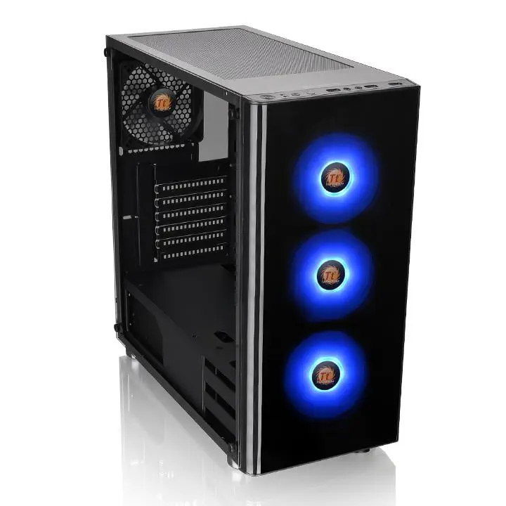 Thermaltake V200TG CA-1K8-00M1WN-01 USB 3.0 Midi Tower RGB Temperli Gaming (Oyuncu) Kasa 