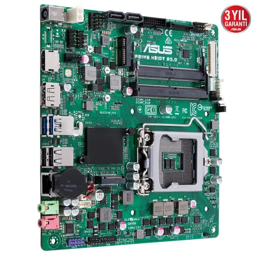 Asus Prime H310T R2.0 Intel H310 Soket 1151 DDR4 2666MHz Mini-ITX Anakart