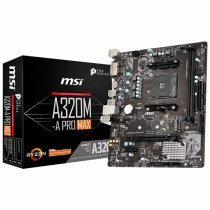 MSI A320M-A Pro Max AMD A320 Soket AM4 DDR4 3200(OC)MHz mATX Gaming Anakart
